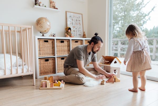 père et fille chambre